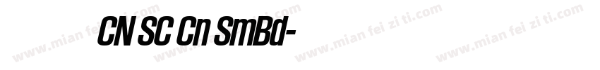有爱黑体 CN SC Cn SmBd字体转换